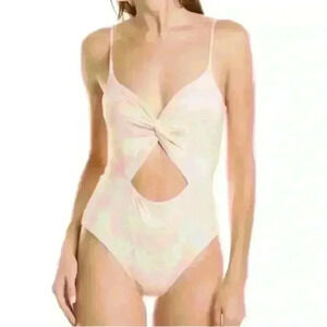 NWT L*SPACE Kyslee One-Piece Reversible Swimsuit in Paradise Blooms Size 8